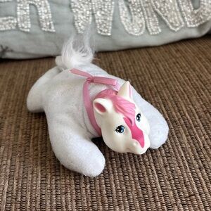 Vintage Pony Surprise Baby Pink Plush Beanbag - Hasbro 1990s